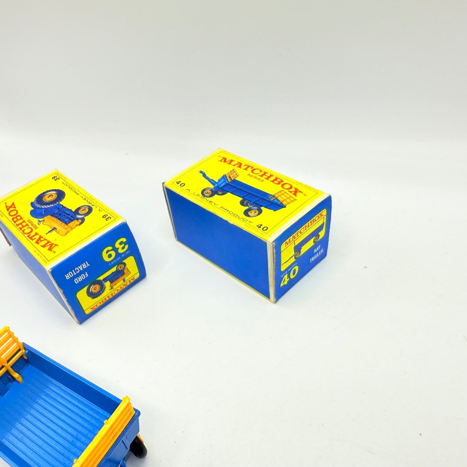 Matchbox Lesney 39c Tractor & Trailer 40 - Magic Matchbox