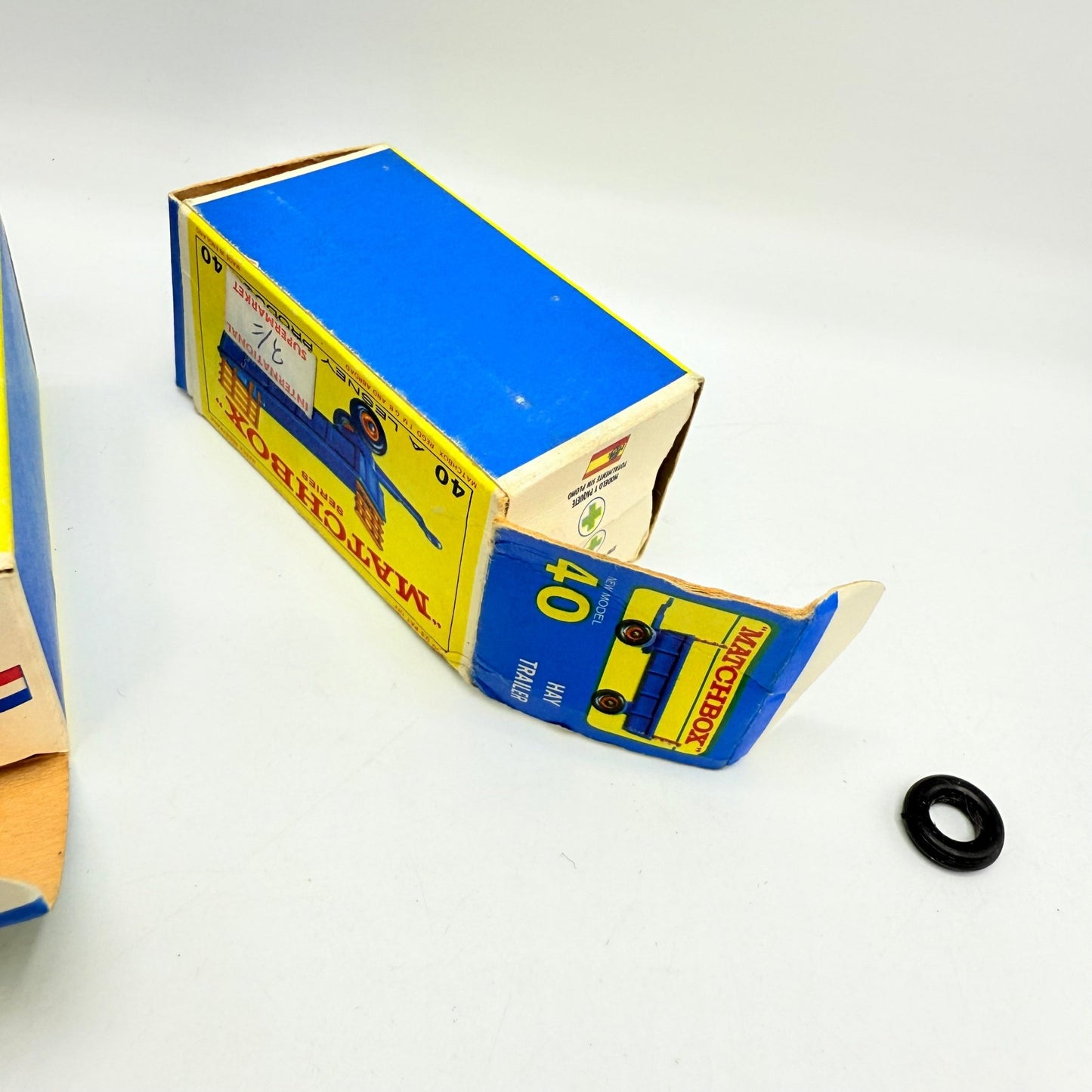 Matchbox Lesney 39c Tractor & Trailer 40c - RARE Taller Exhaust Stack. - Magic Matchbox