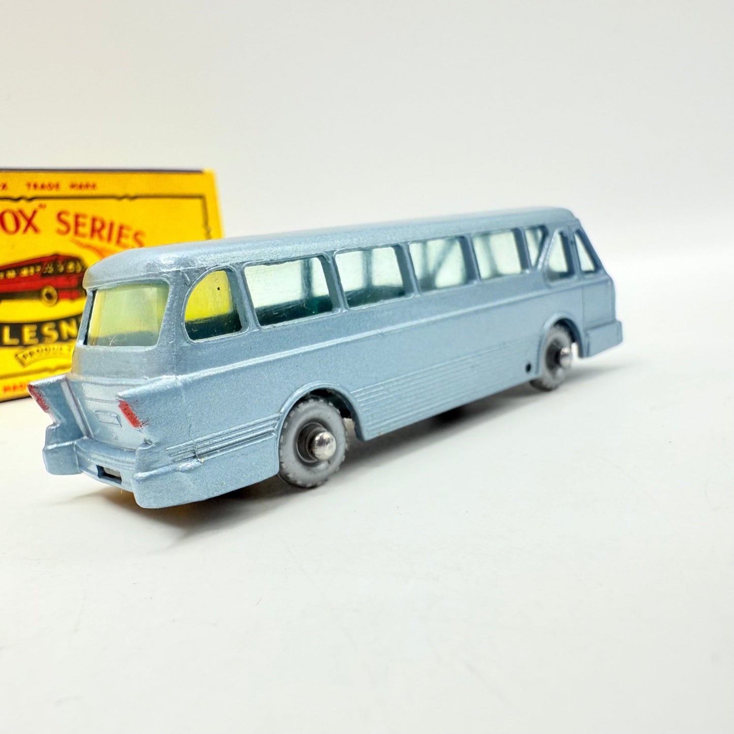 Matchbox Lesney 40b Long Distance Coach with C Box & SPW - Magic Matchbox