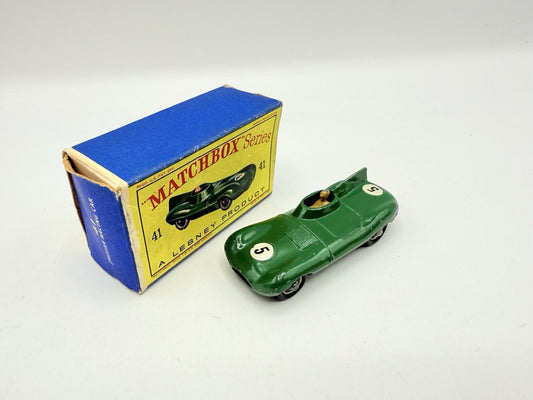 Matchbox Lesney 41b D Type Jaguar Wire Wheels RN 5 - Magic Matchbox