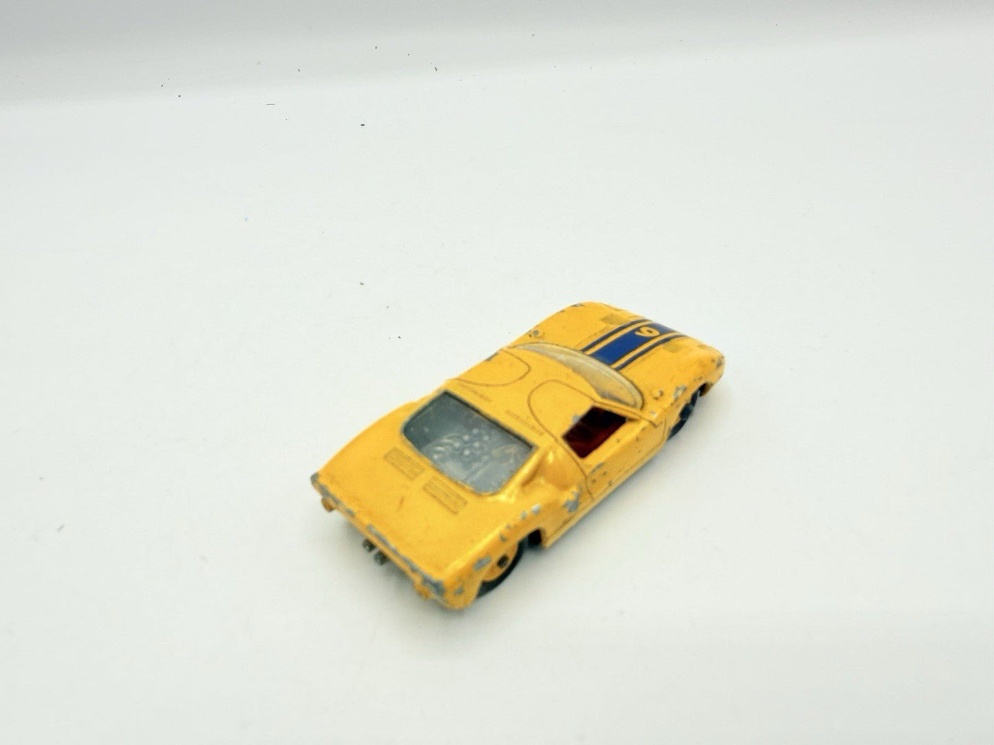 Matchbox Lesney 41c Ford GT In Yellow - Played With Model - Magic Matchbox