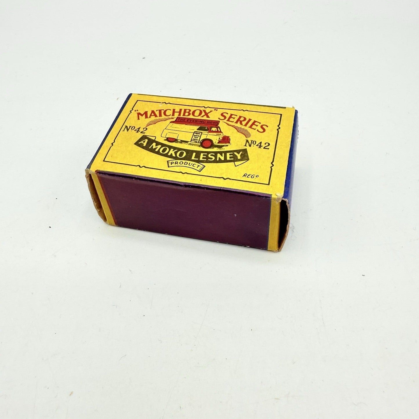 Matchbox Lesney 42a Bedford Evening News Van - MW - Original Box - Magic Matchbox