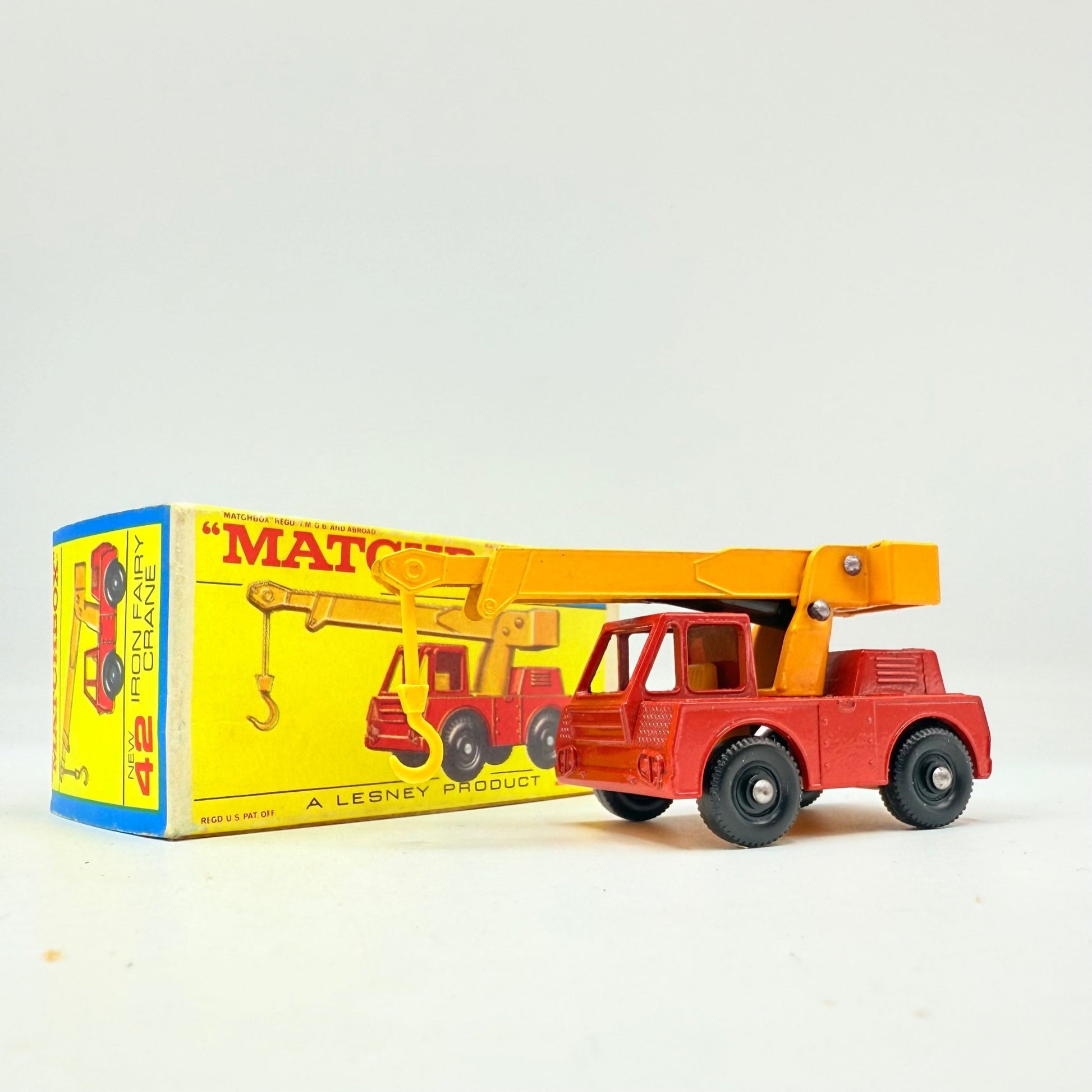 Matchbox Lesney 42c Iron Fairy Crane - Magic Matchbox