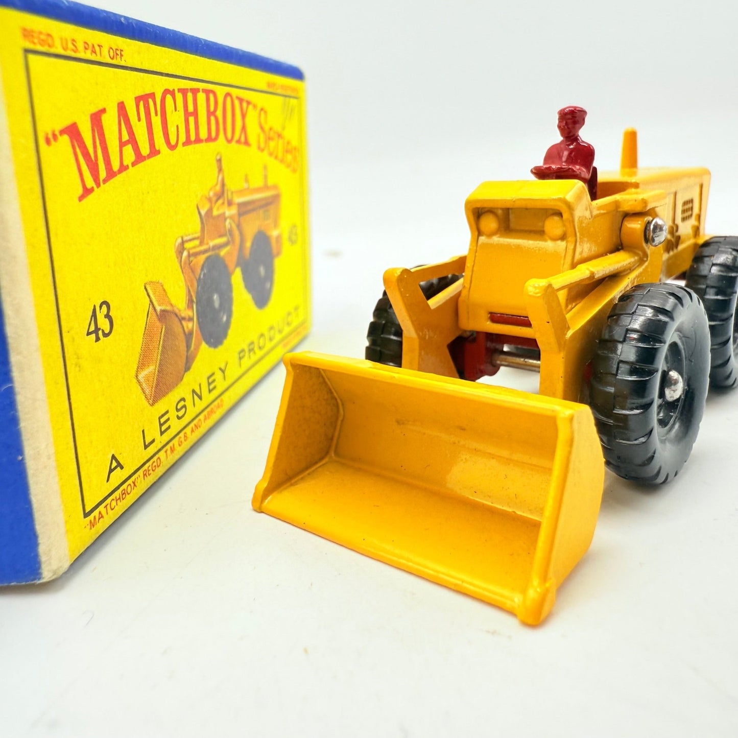 Matchbox Lesney 43b Aveling Barford Tractor Shovel - Magic Matchbox