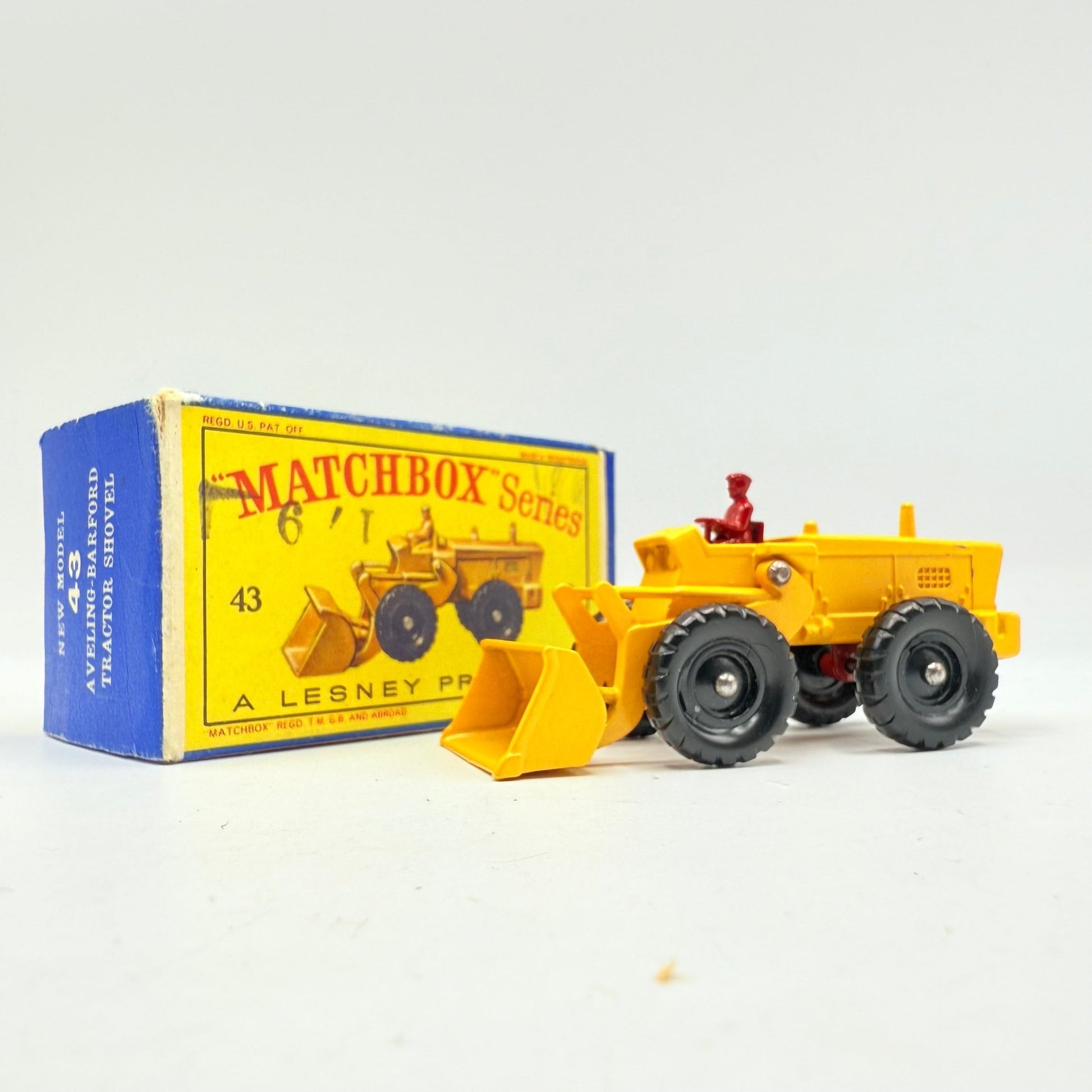 Matchbox Lesney 43b Aveling Barford Tractor Shovel - Magic Matchbox