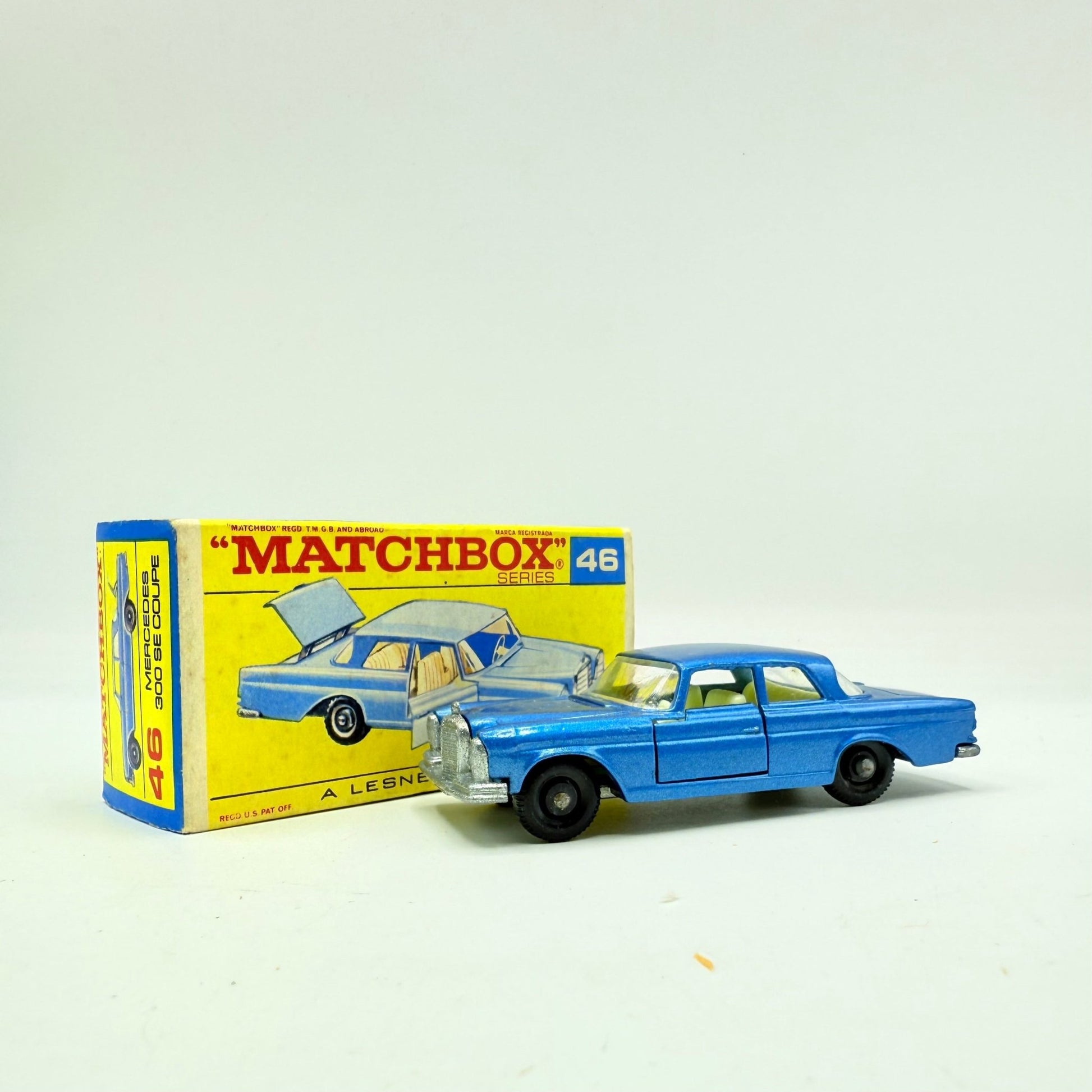 Matchbox Lesney 46c Mercedes - Benz 300SE Coupe F - Box - Magic Matchbox
