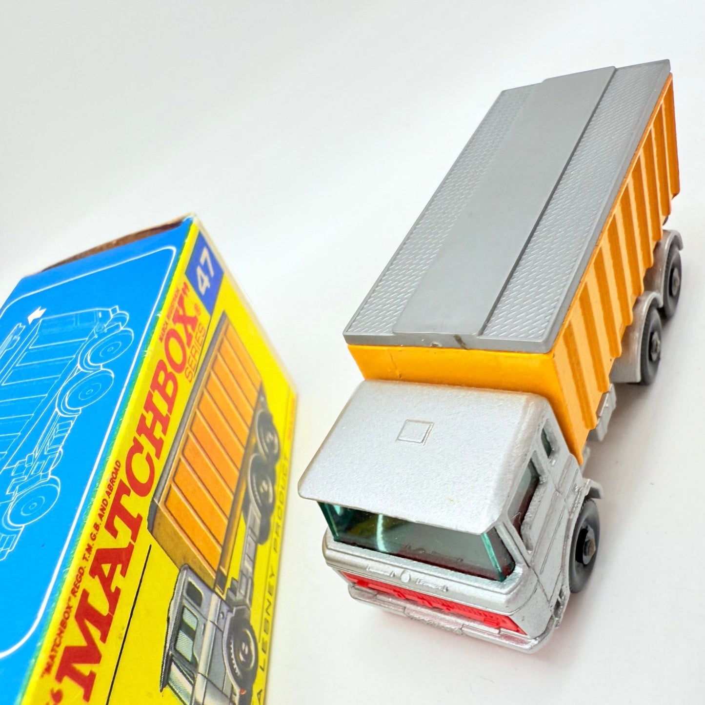Matchbox Lesney 47c DAF Tipper Container Truck BPW - Magic Matchbox