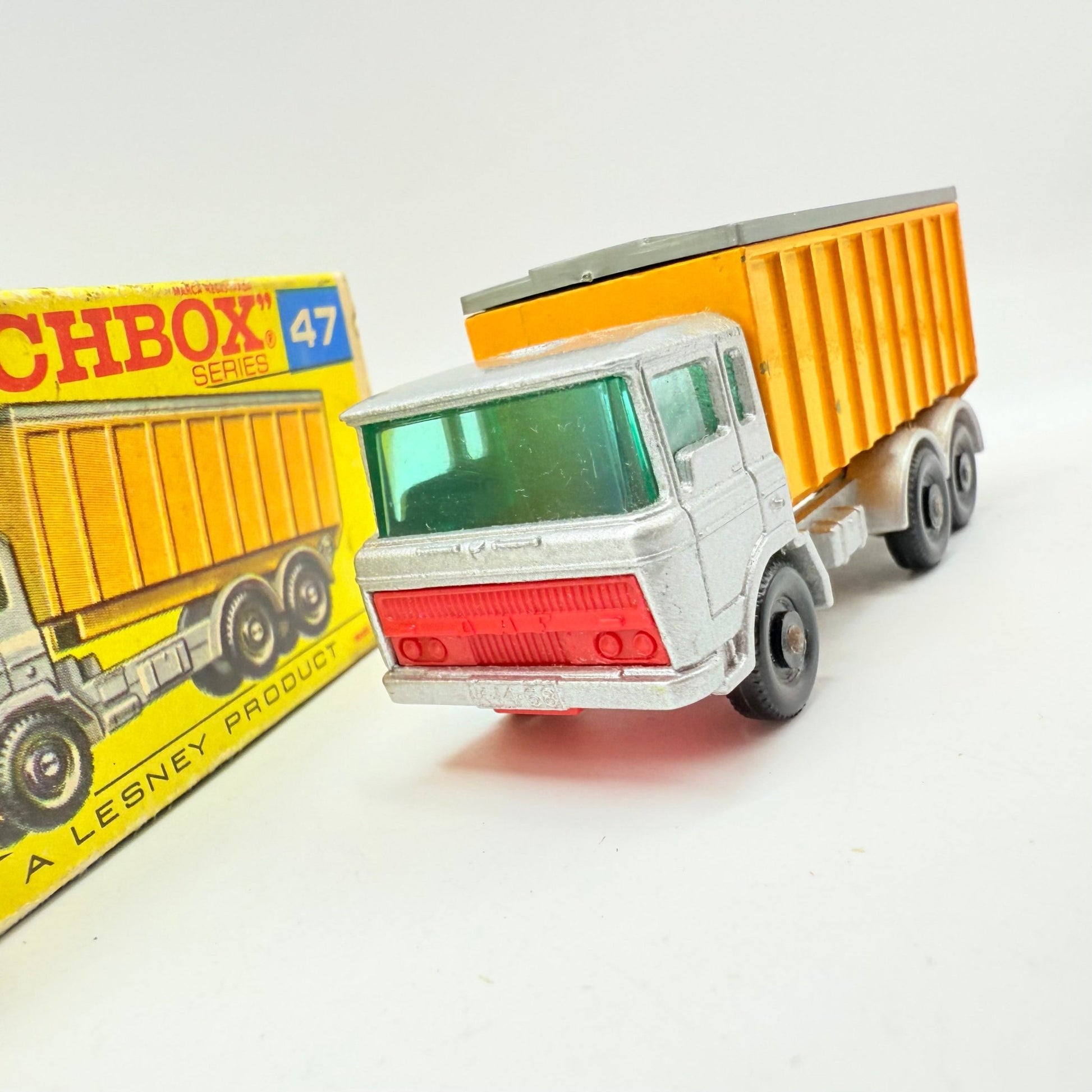 Matchbox Lesney 47c DAF Tipper Container Truck BPW - Magic Matchbox