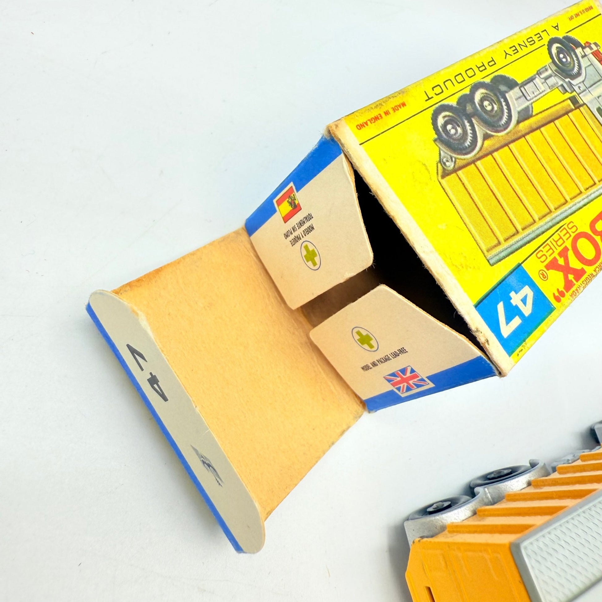 Matchbox Lesney 47c DAF Tipper Container Truck BPW - Magic Matchbox