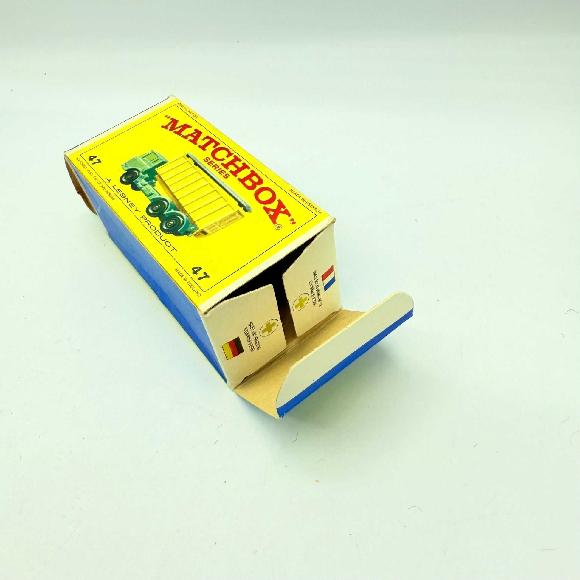 Matchbox Lesney 47c DAF Tipper Container Truck Turquoise - Magic Matchbox