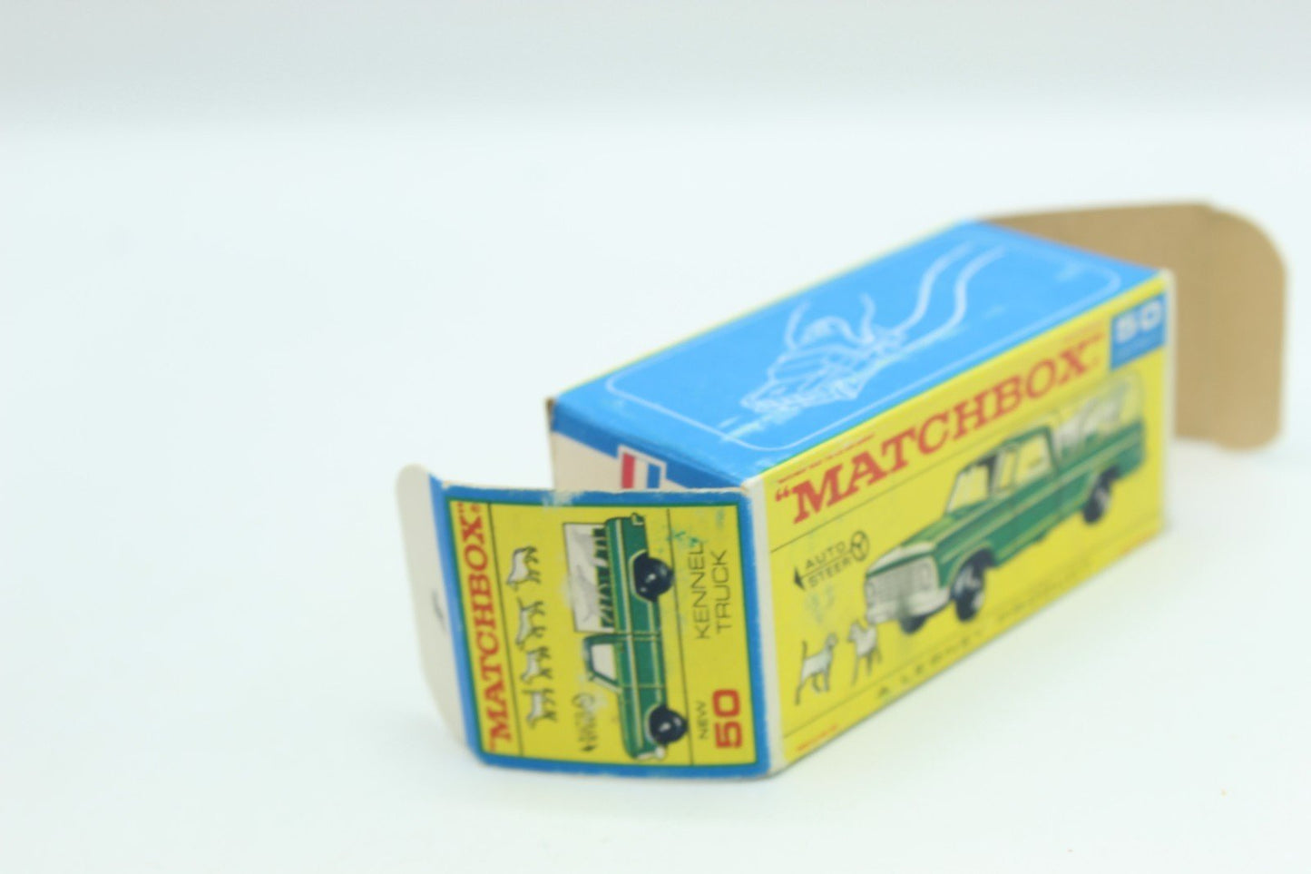 Matchbox Lesney 50c Kennel Truck - White Grill - Magic Matchbox
