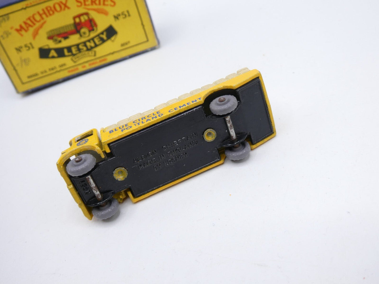 Matchbox Lesney 51a Albion Chieftain Blue Circle Portland Cement - GPW - Magic Matchbox
