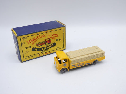 Matchbox Lesney 51a Albion Chieftain Blue Circle Portland Cement - GPW - Magic Matchbox