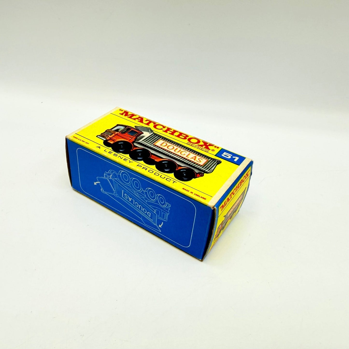 Matchbox Lesney 51c 8 Wheel Tipper with Douglas Label - Magic Matchbox