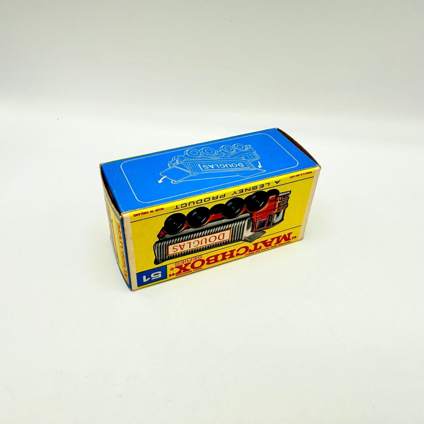 Matchbox Lesney 51c 8 Wheel Tipper with Douglas Label - Magic Matchbox