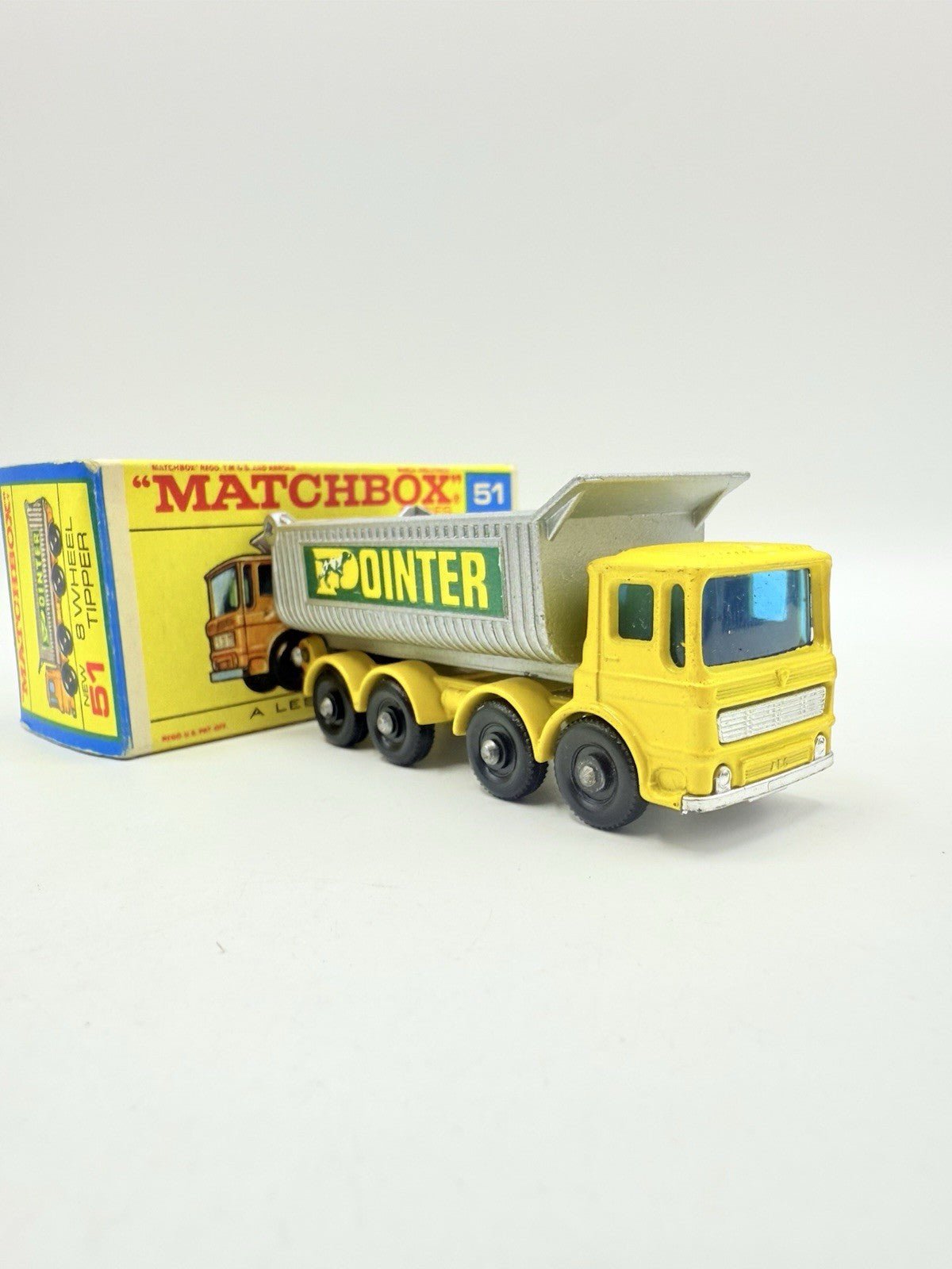 Matchbox Lesney 51c Douglas 8 Wheel Tipper - Magic Matchbox