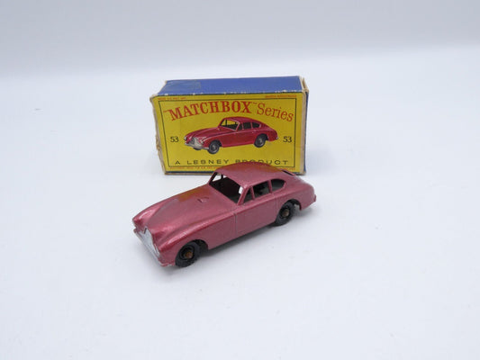 Matchbox Lesney 53a Aston Martin DB2 - 4 Rare Red BPW - Magic Matchbox