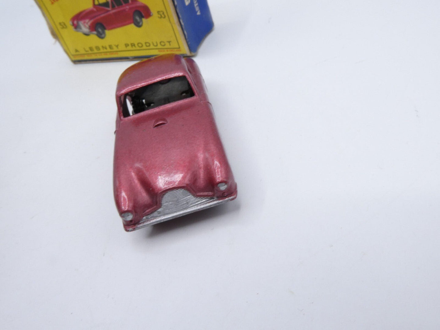 Matchbox Lesney 53a Aston Martin DB2 - 4 Rare Red BPW - Magic Matchbox