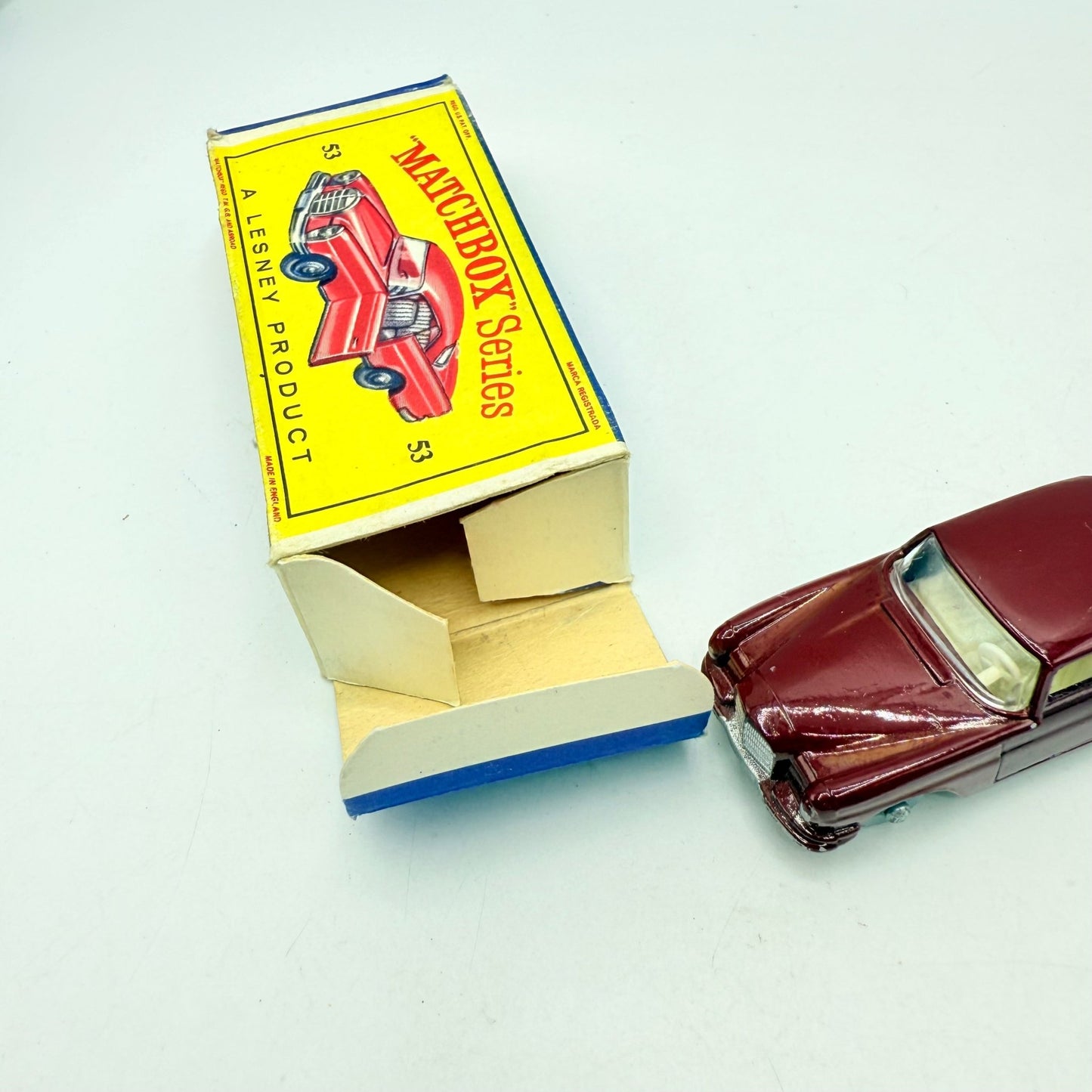 Matchbox Lesney 53b Mercedes - Benz Coupe with SPW - Magic Matchbox