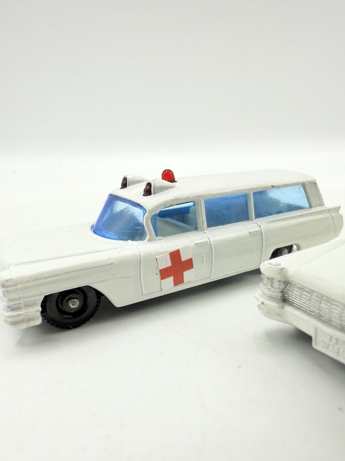 Matchbox Lesney 54b Cadillac Ambulance Door Labels & Decals x2 - Magic Matchbox