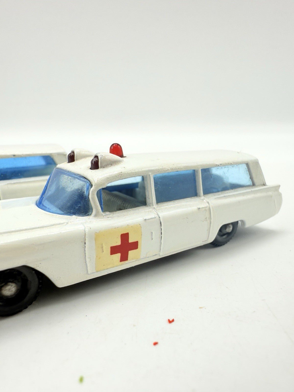 Matchbox Lesney 54b Cadillac Ambulance Door Labels & Decals x2 - Magic Matchbox