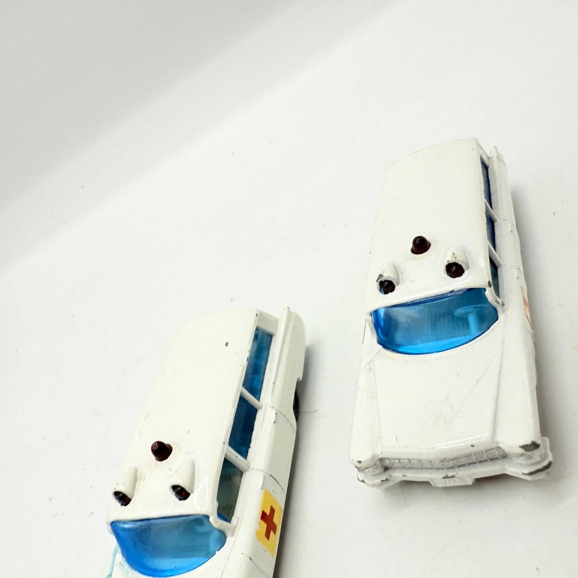 Matchbox Lesney 54b Cadillac Ambulance Door Labels & Decals x2 - Magic Matchbox