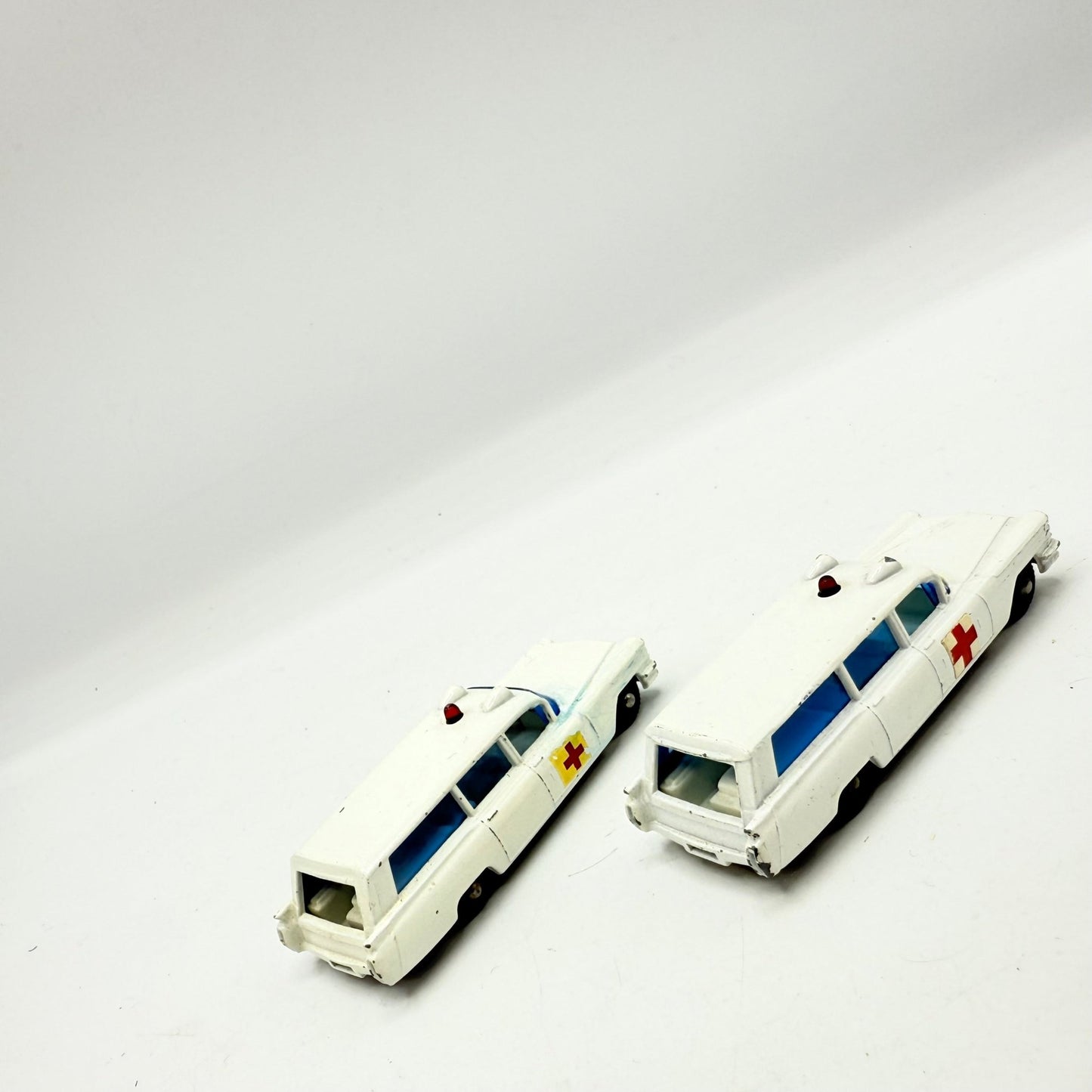 Matchbox Lesney 54b Cadillac Ambulance Door Labels & Decals x2 - Magic Matchbox