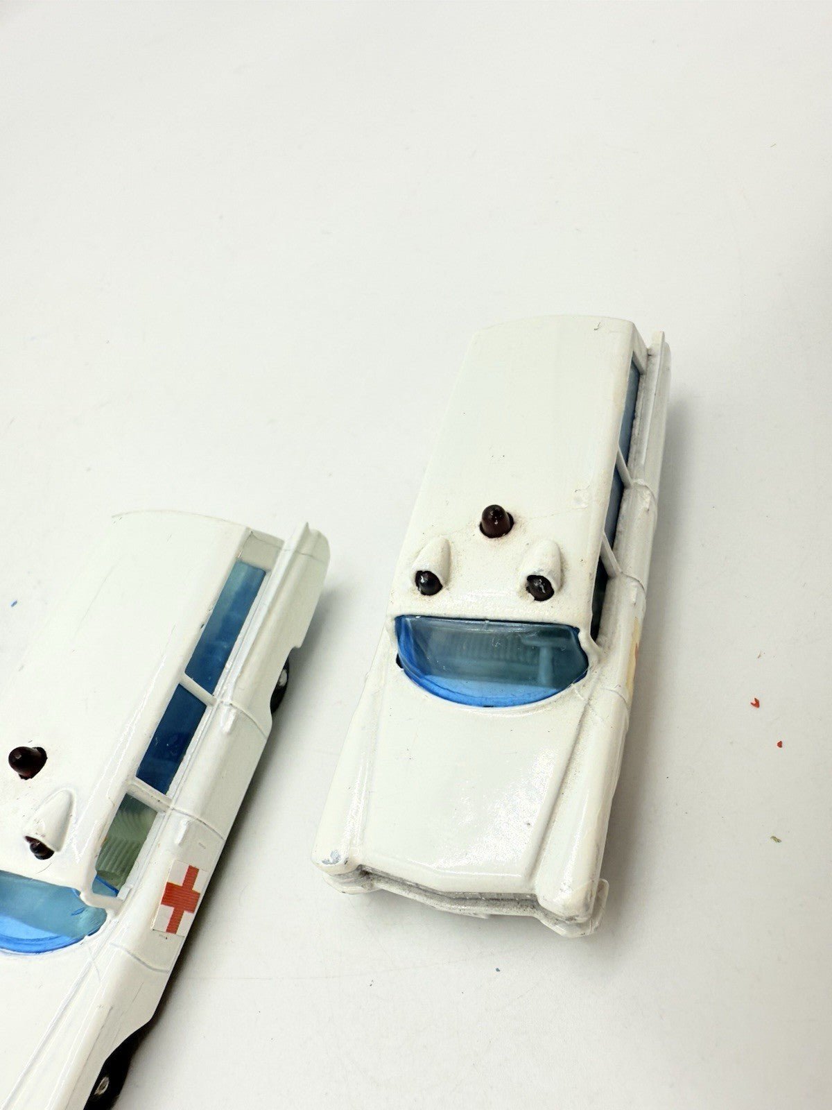 Matchbox Lesney 54b Cadillac Ambulance Door Labels & Decals x2 - Magic Matchbox