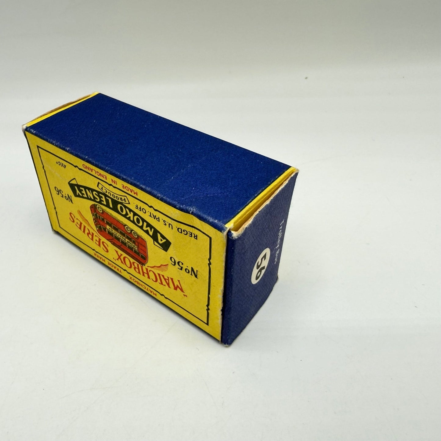 Matchbox Lesney 56a London Trolleybus "Drink Peardrax" - SILVER WHEELS - Magic Matchbox