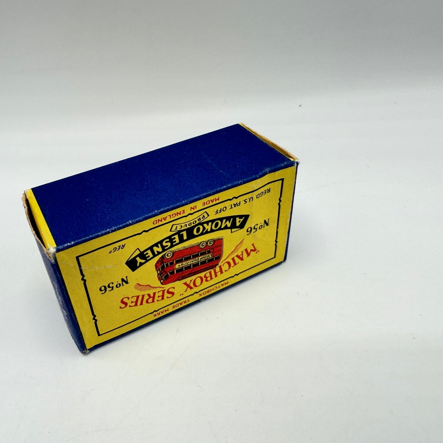 Matchbox Lesney 56a London Trolleybus "Drink Peardrax" - SILVER WHEELS - Magic Matchbox