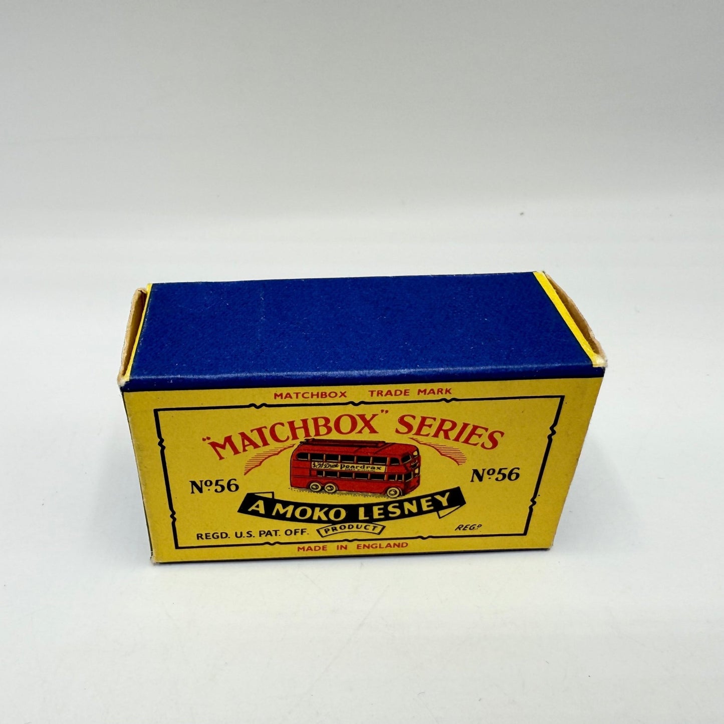 Matchbox Lesney 56a London Trolleybus "Drink Peardrax" - SILVER WHEELS - Magic Matchbox