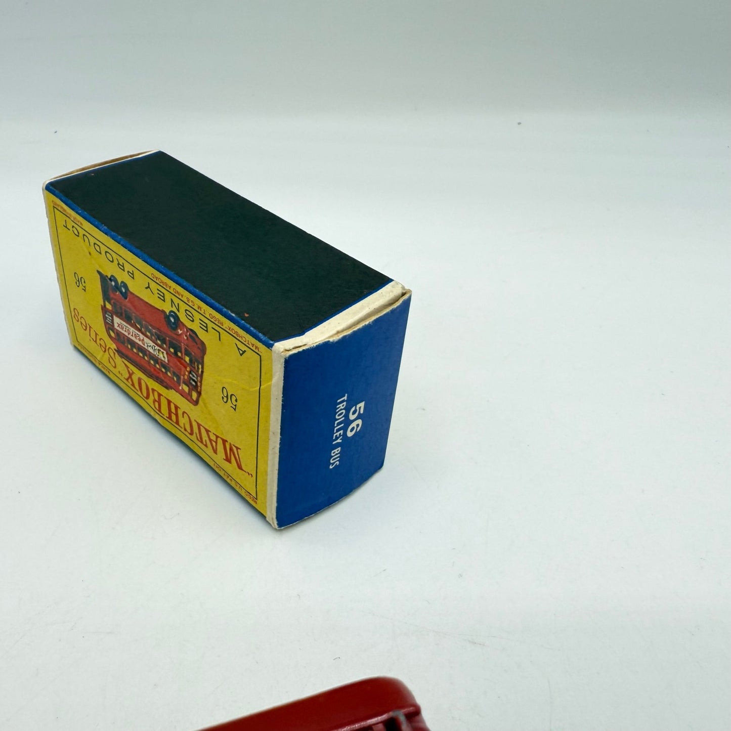 Matchbox Lesney 56a London Trolleybus RARE "BP VISCO - STATIC" DECALS - Magic Matchbox