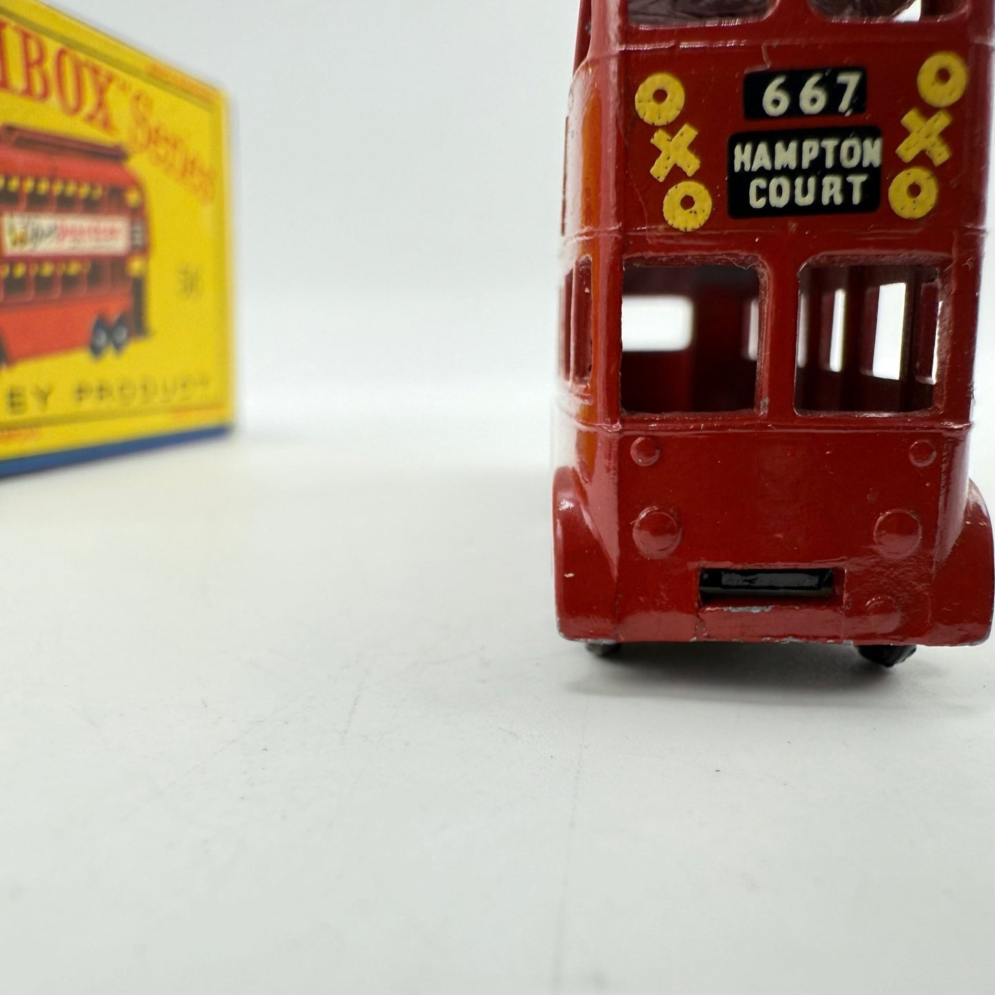 Matchbox Lesney 56a London Trolleybus RARE "BP VISCO - STATIC" DECALS - Magic Matchbox