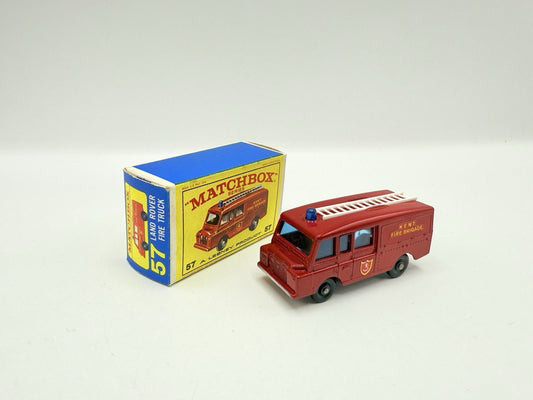 Matchbox Lesney 57c Land Rover Fire Truck - Magic Matchbox
