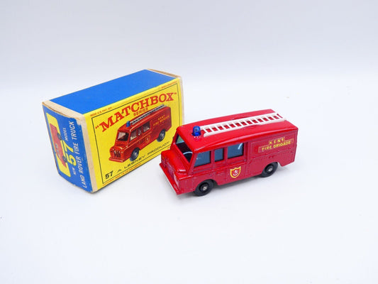 Matchbox Lesney 57c Land Rover Fire Truck BPW - Magic Matchbox