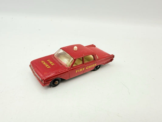 Matchbox Lesney 59b Ford Fairlane Fire Chief's Car - BPW - Magic Matchbox