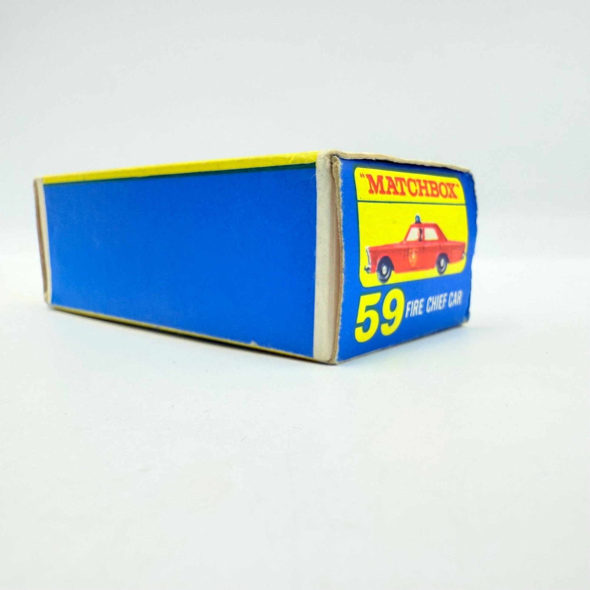 Matchbox Lesney 59c Ford Galaxie Fire Chief Empty Box - Magic Matchbox
