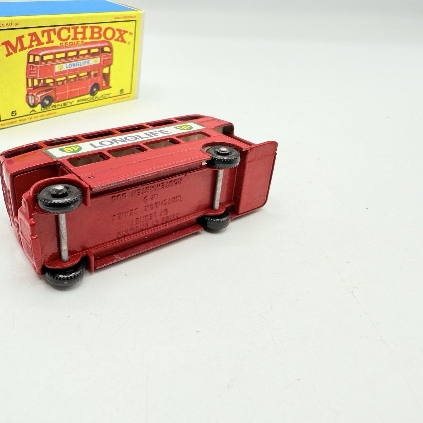 Matchbox Lesney 5d Routemaster Bus BPW Long Life - Magic Matchbox