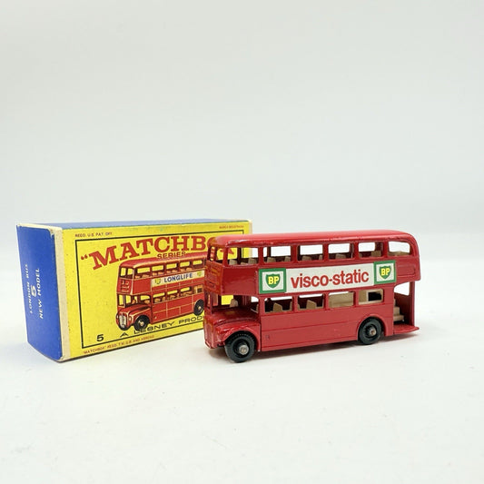 Matchbox Lesney 5d Routemaster Bus BPW Visco Static - Magic Matchbox