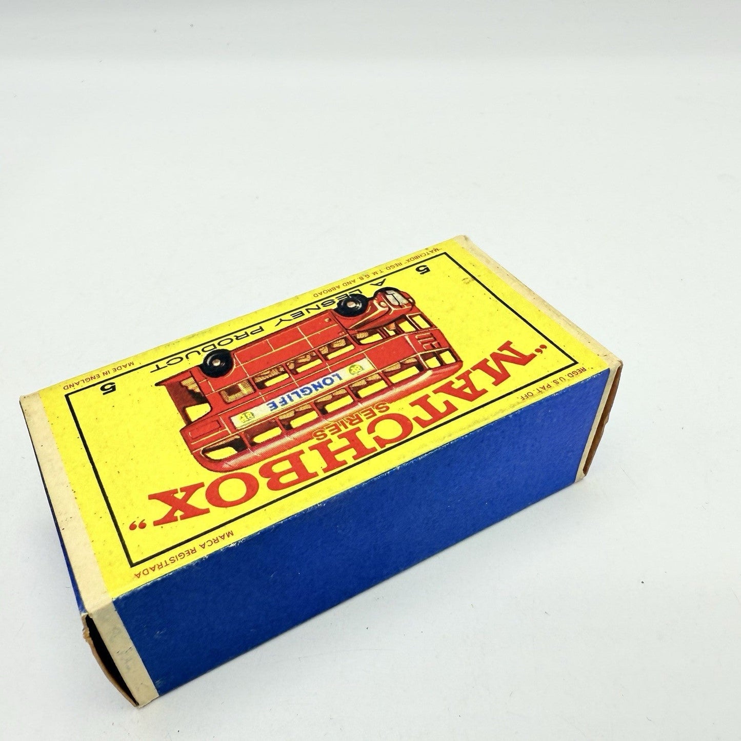 Matchbox Lesney 5d Routemaster Bus BPW Visco Static - Magic Matchbox