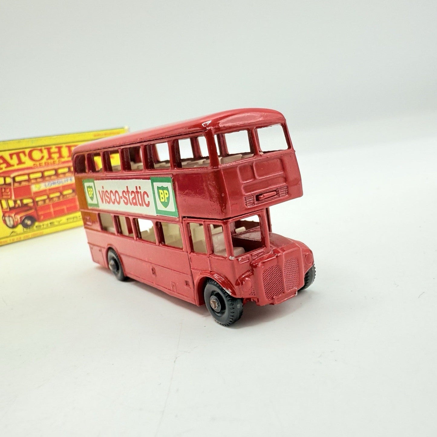 Matchbox Lesney 5d Routemaster Bus BPW Visco Static - Magic Matchbox