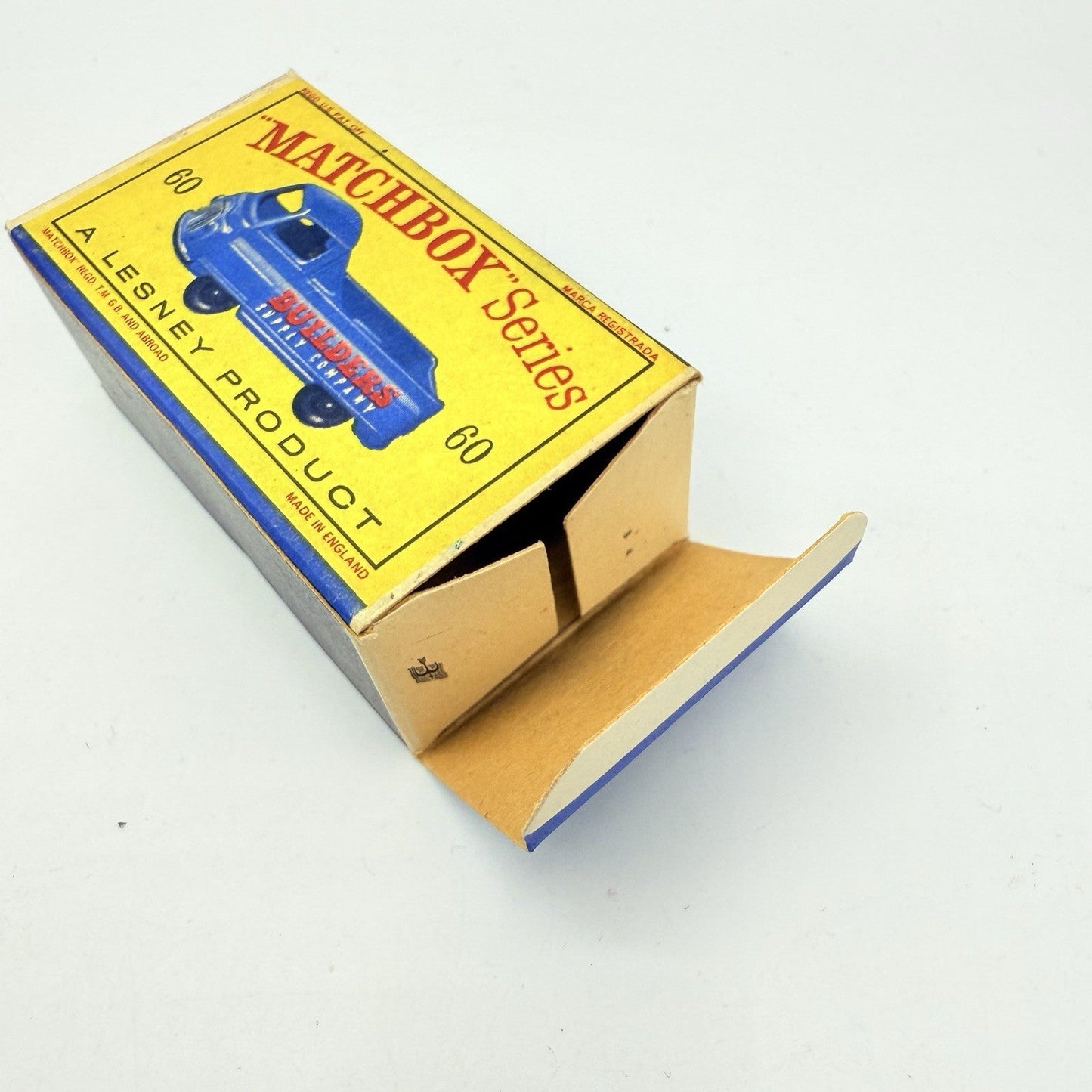 Matchbox Lesney 60a Morris J2 Pick - up Empty Original Box - Magic Matchbox