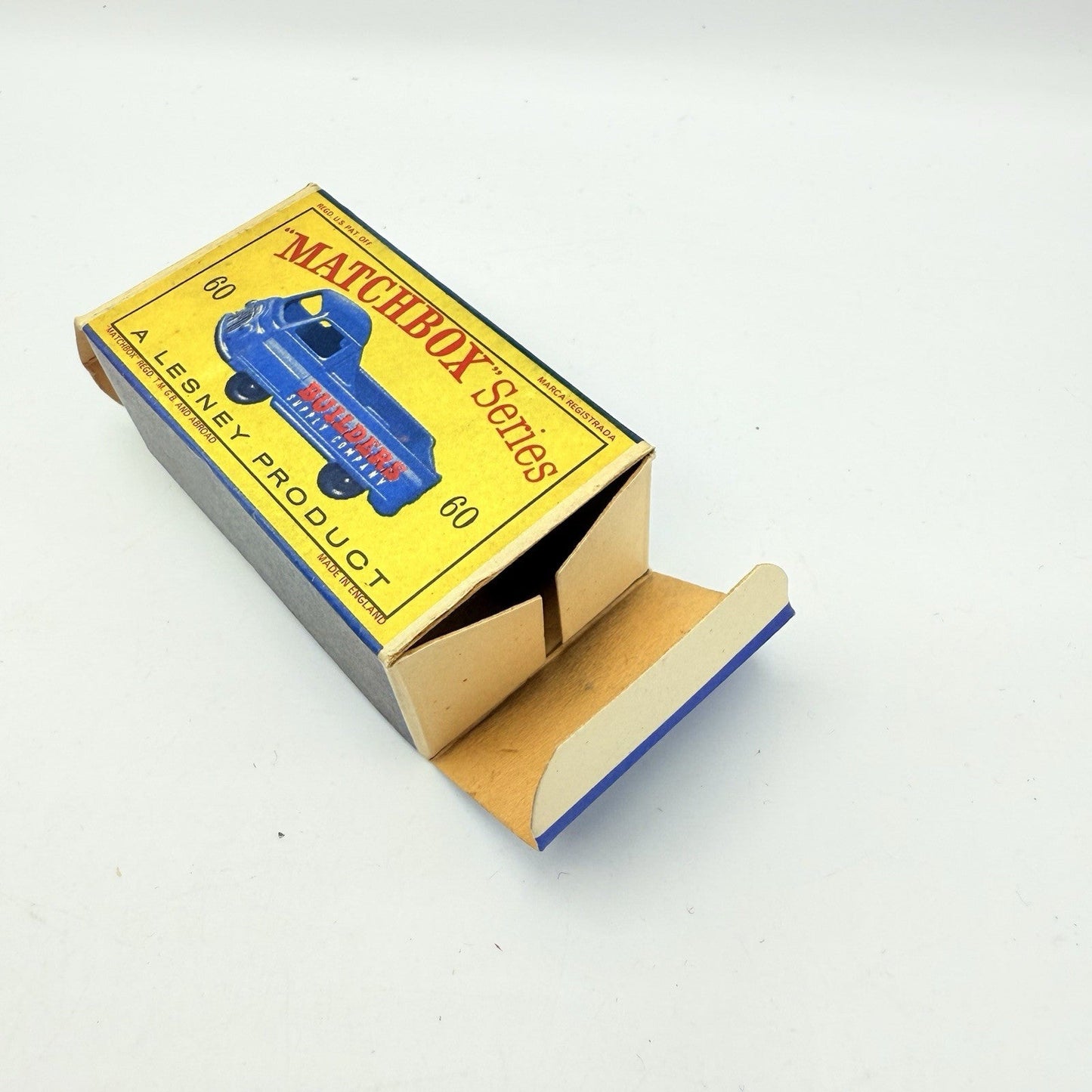 Matchbox Lesney 60a Morris J2 Pick - up Empty Original Box - Magic Matchbox