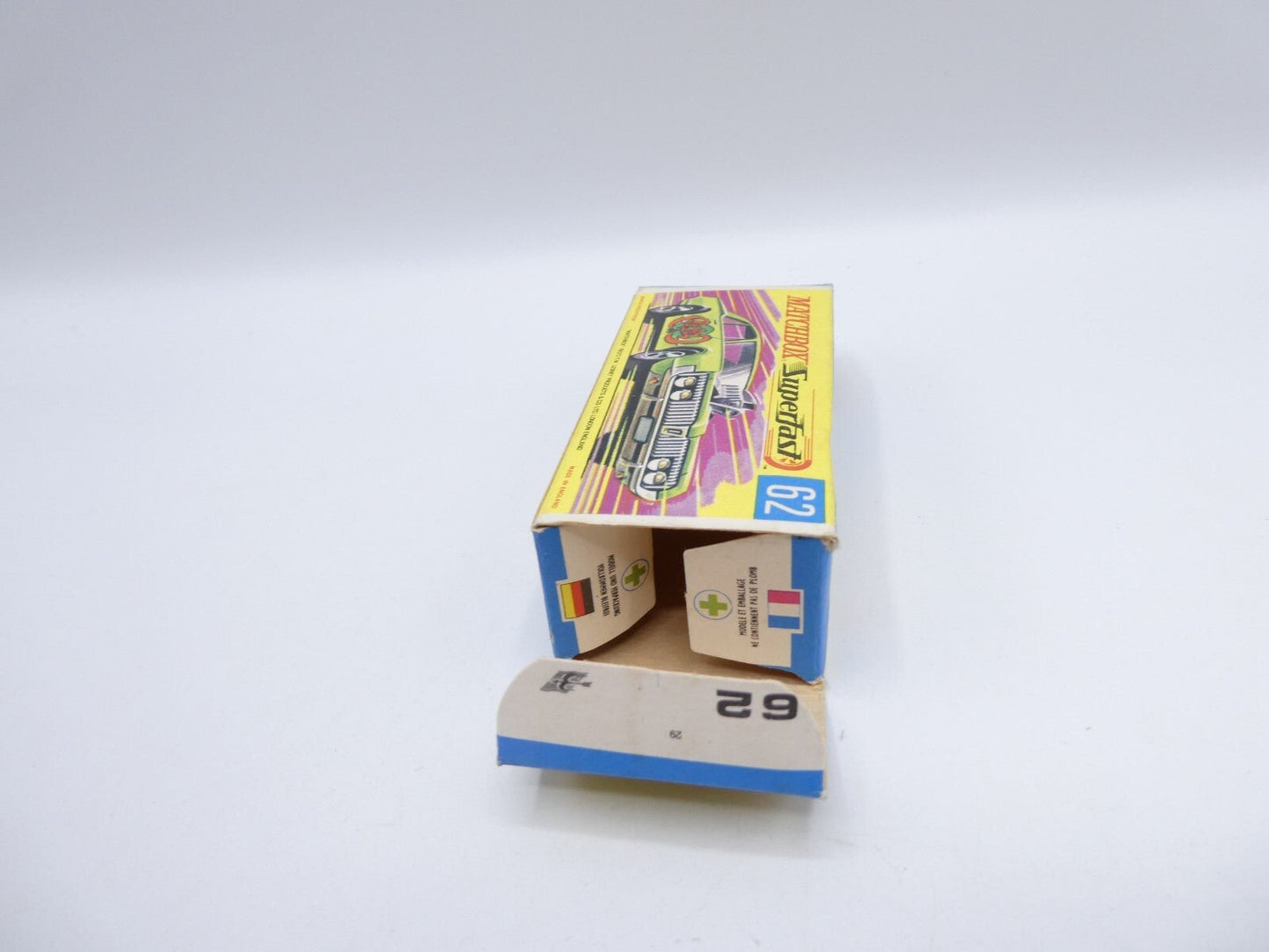 Matchbox Lesney 62 Mercury Cougar Rat Rod Empty Original Box - Magic Matchbox