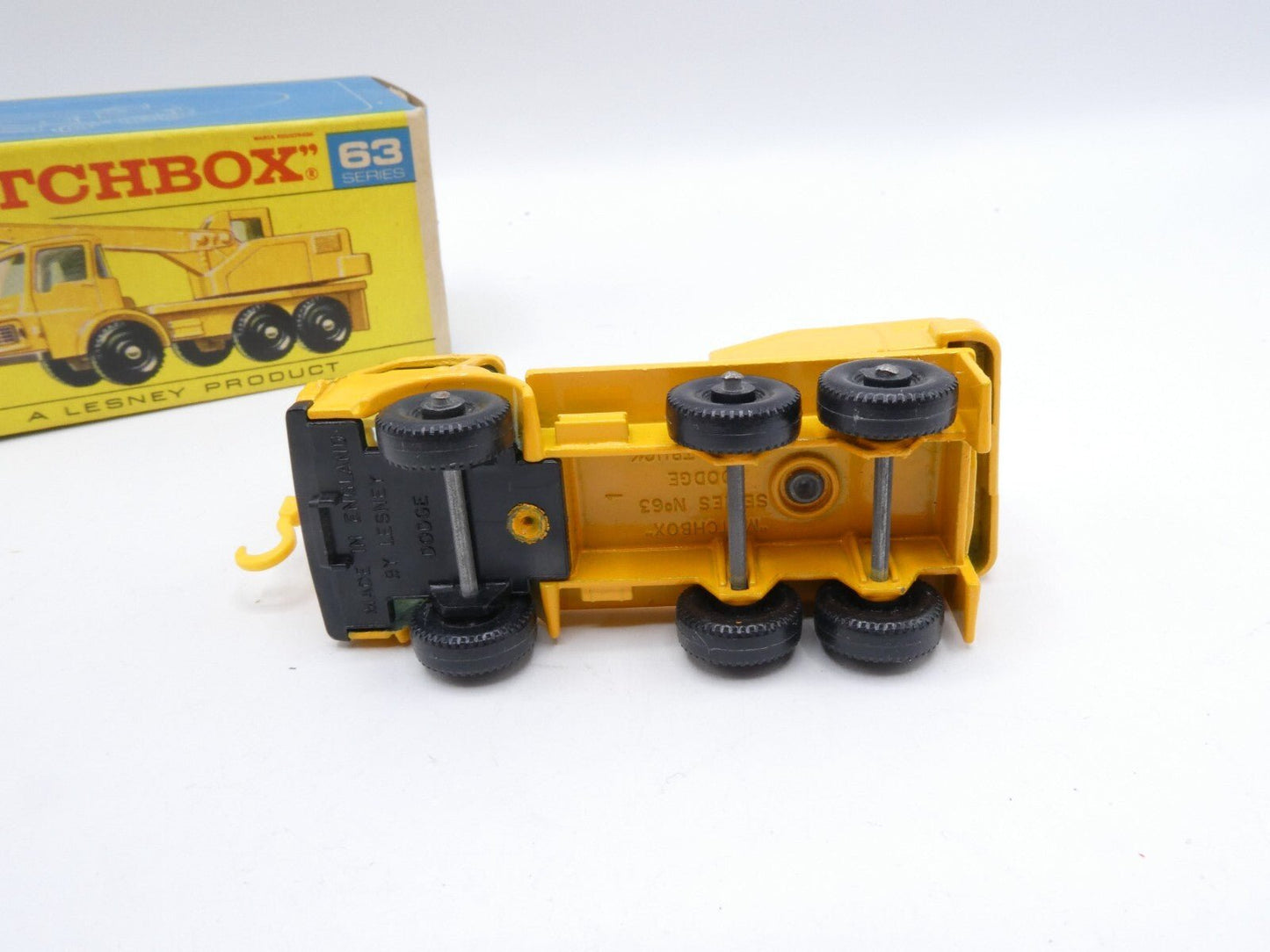 Matchbox Lesney 63c Dodge Crane Truck - Magic Matchbox