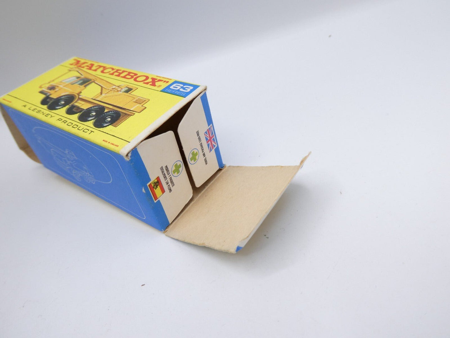 Matchbox Lesney 63c Dodge Crane Truck - Empty Original Box - Magic Matchbox