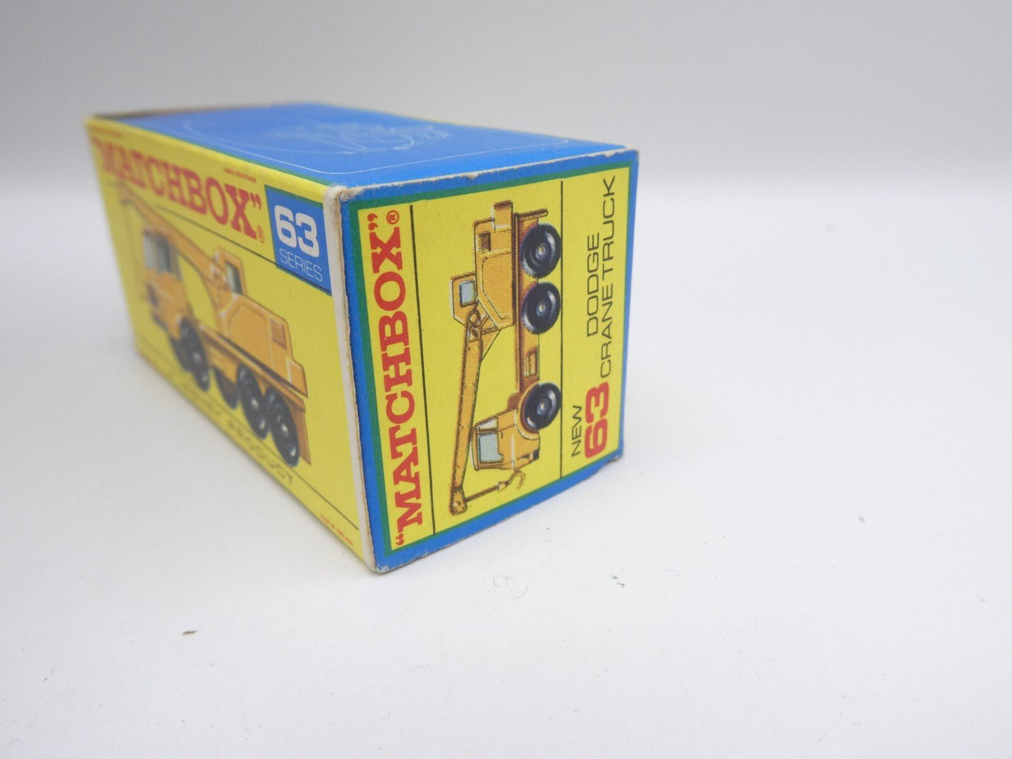 Matchbox Lesney 63c Dodge Crane Truck - Empty Original Box - Magic Matchbox