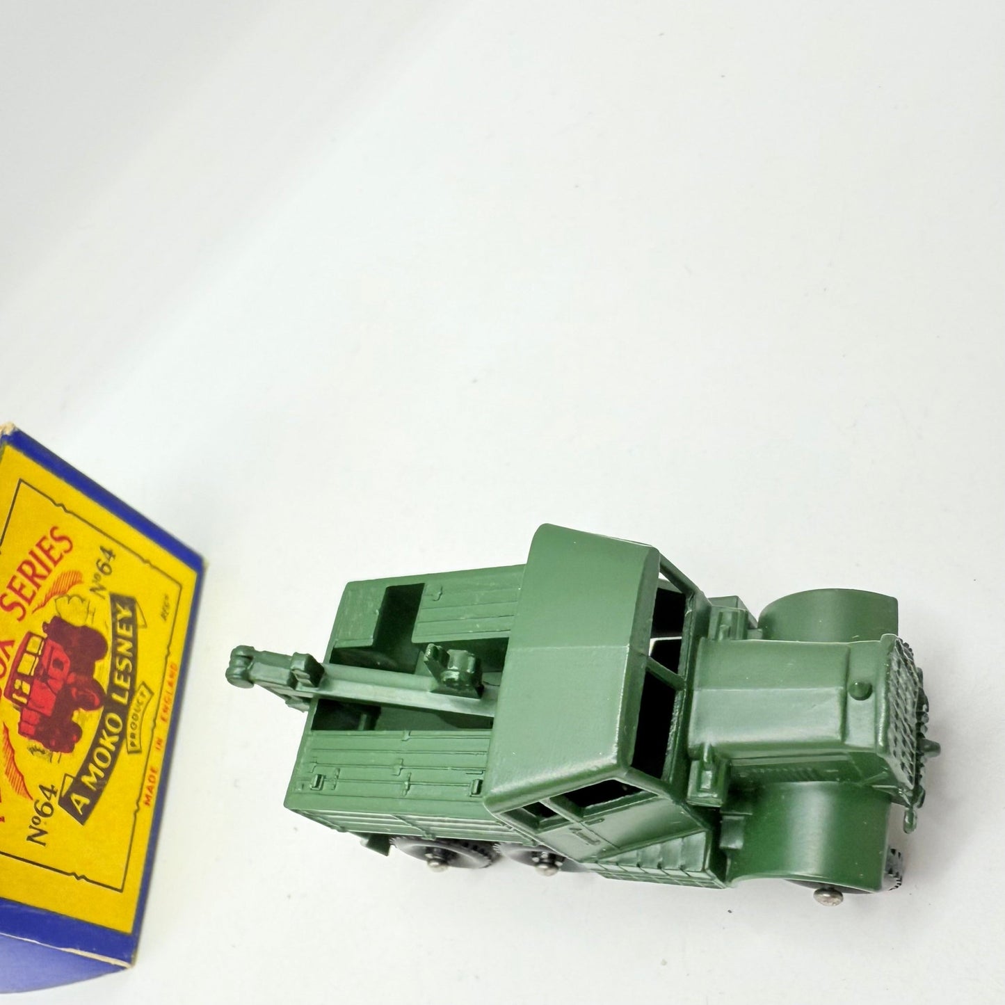 Matchbox Lesney 64a Scammell Breakdown Truck Green Hook - Magic Matchbox