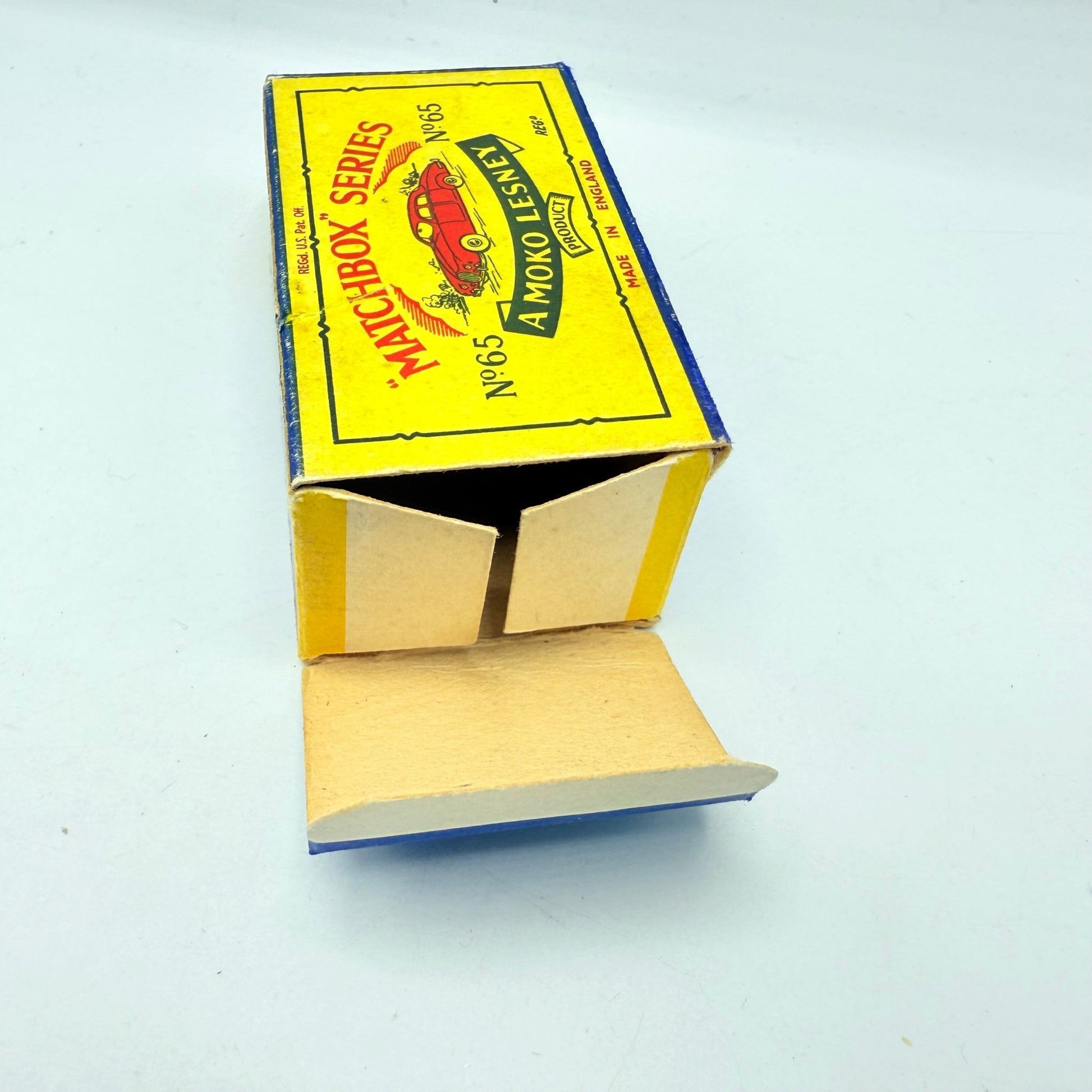 Matchbox Lesney 65a Jaguar 3.4 METALLIC BLUE - Magic Matchbox