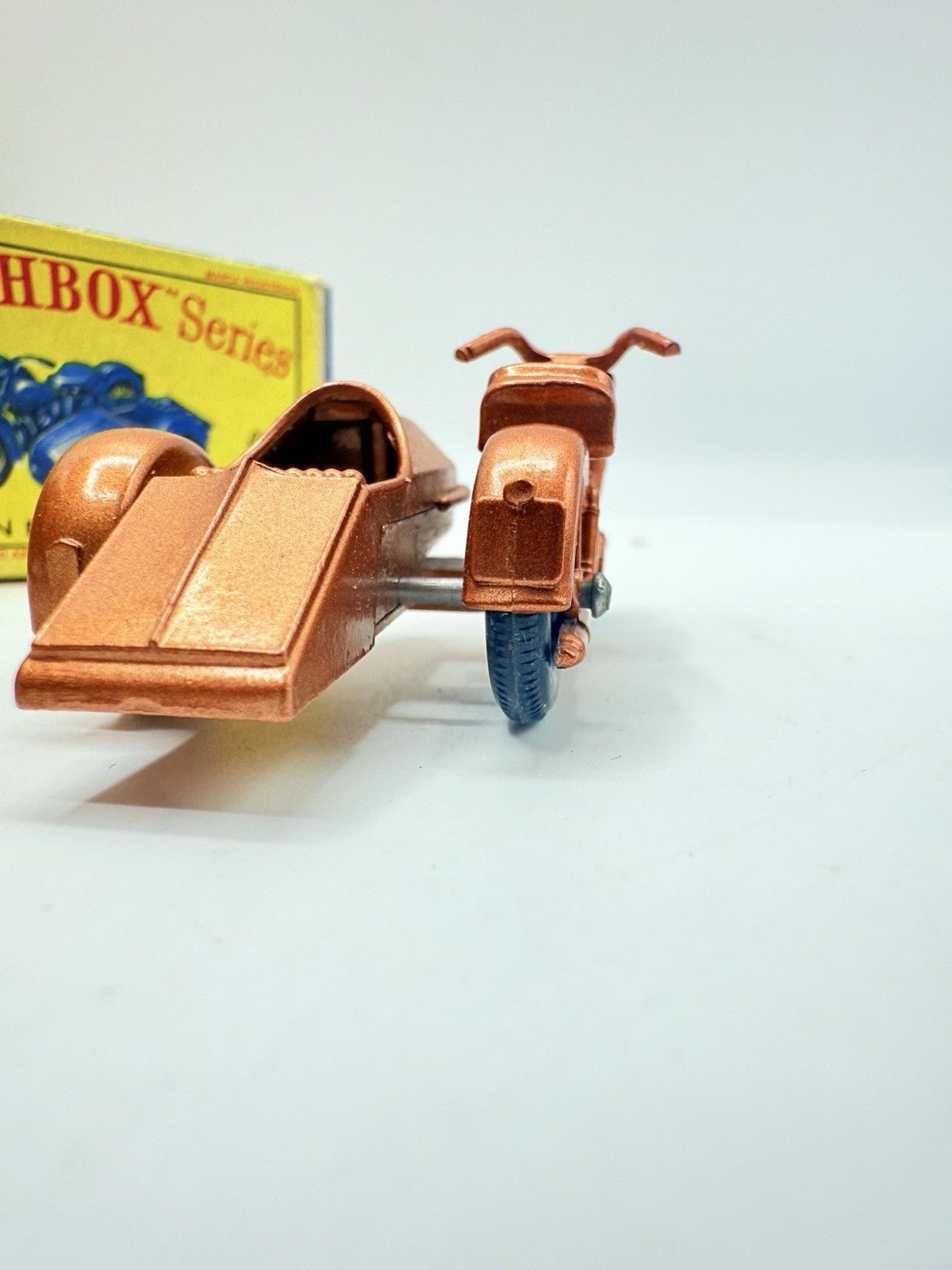 Matchbox Lesney 66b Harley Davidson motorcycle and side car - Magic Matchbox